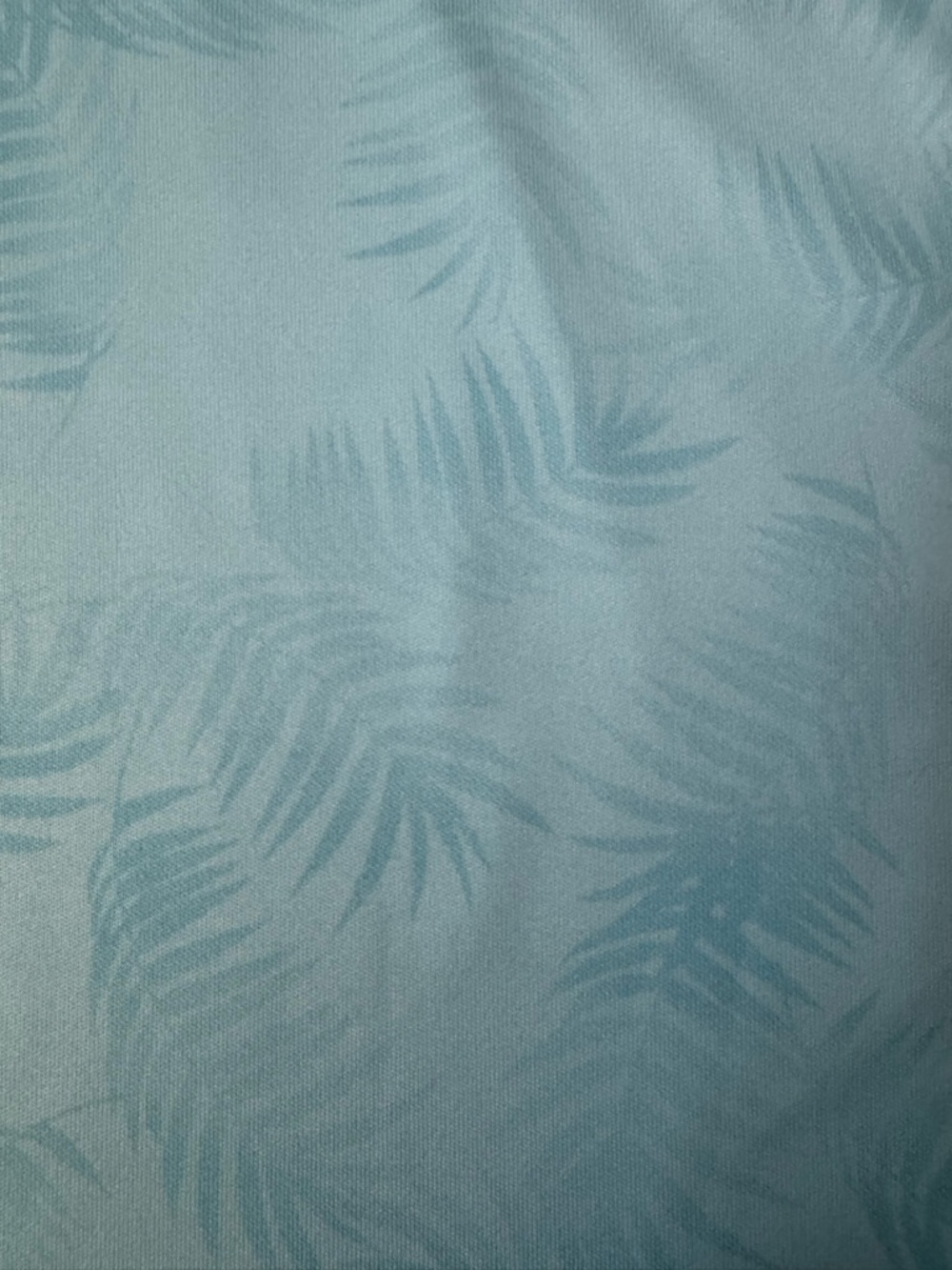 Grand Slam Men's Aqua Palm-Print Golf Polo Preppy Large - Picture 5 of 8